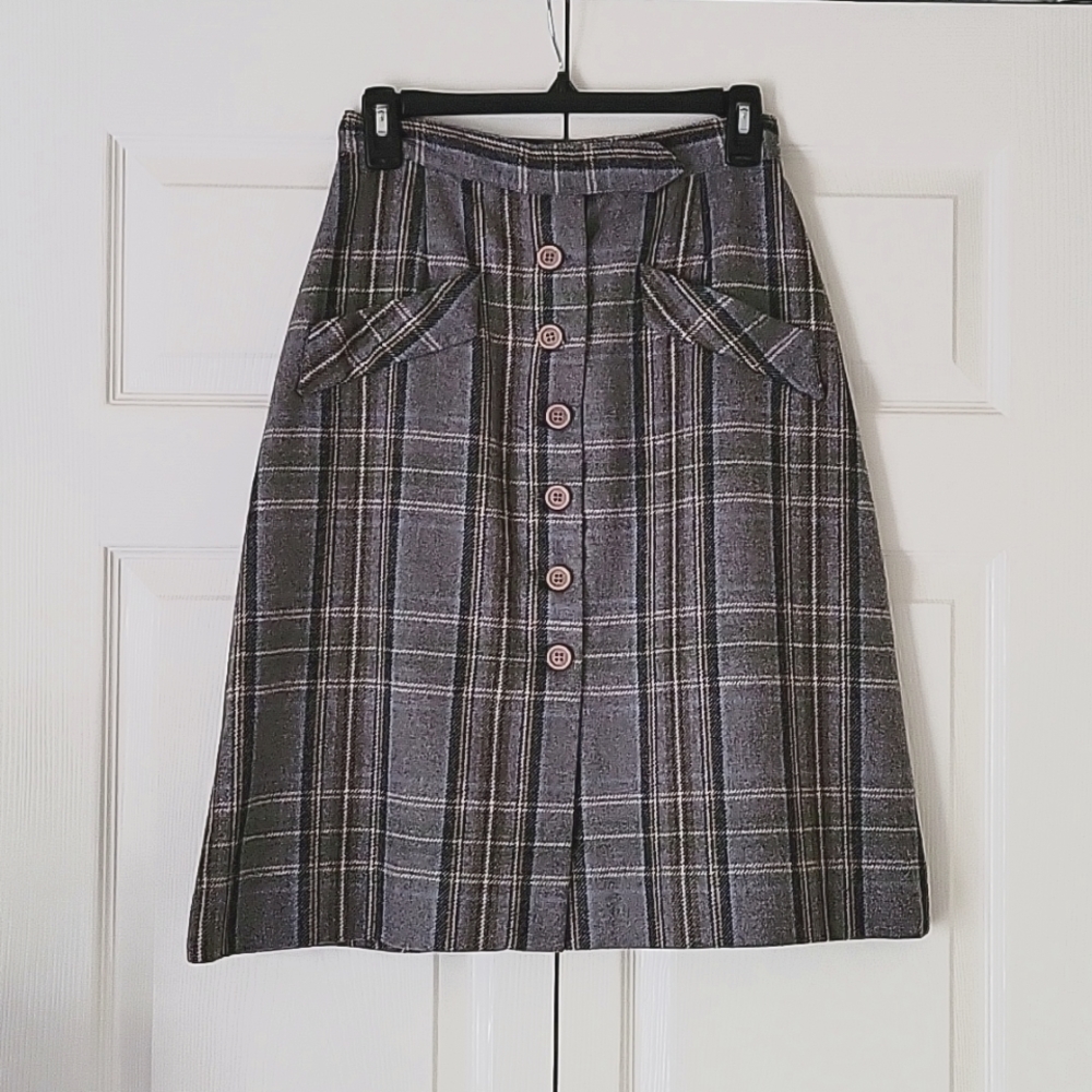 Vintage wool skirt